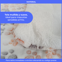 Alfombra Frazada de Polar y Corderito 70 x 100 cm