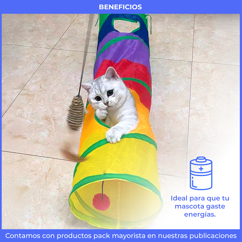 Tunel Didactico para Mascota 25x115 cm