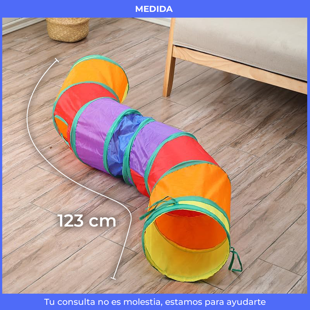 Túnel Didáctico para Mascota 25x123 cm