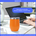 Mate / Vaso Térmico de Acero con Tapa 360ml