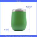 Mate / Vaso Térmico de Acero con Tapa 360ml