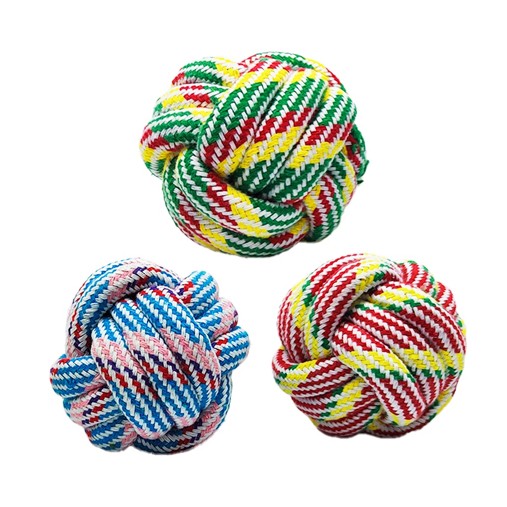 PELOTA TRENZADA DE TELA