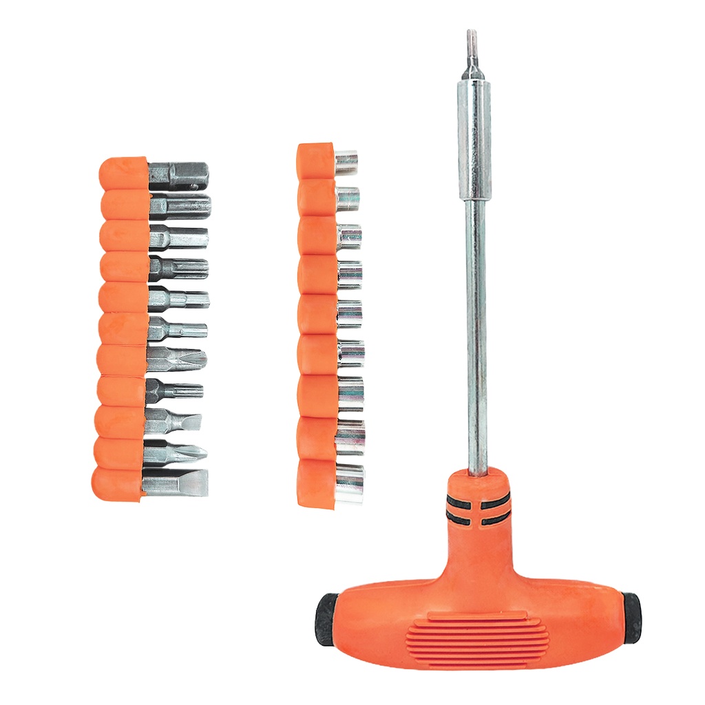 JUEGO LLAVE TUBO T X 24 PIEZAS