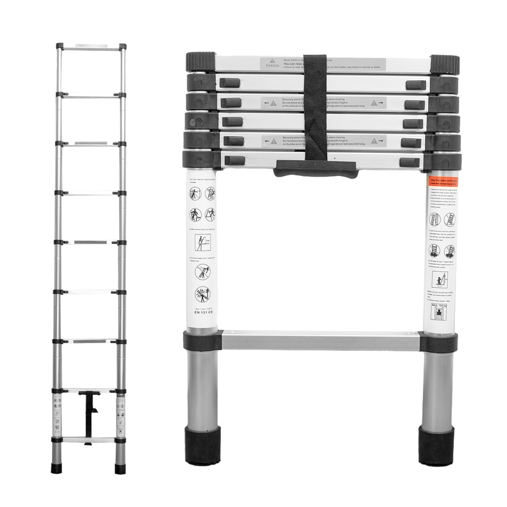 ESCALERA TELESCOPICA 9ESC 2.9M