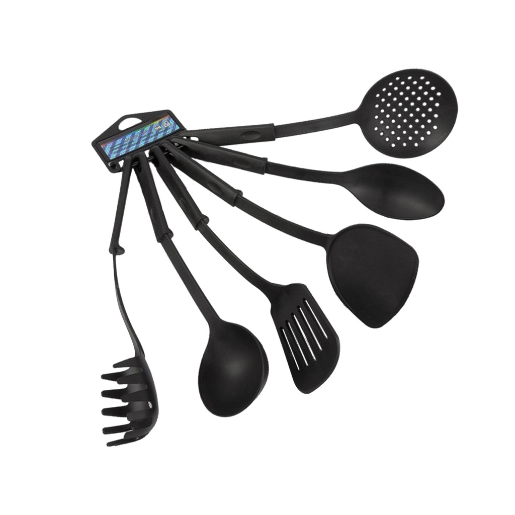 SET UTENSILIOS NYLON 6PC 30CM