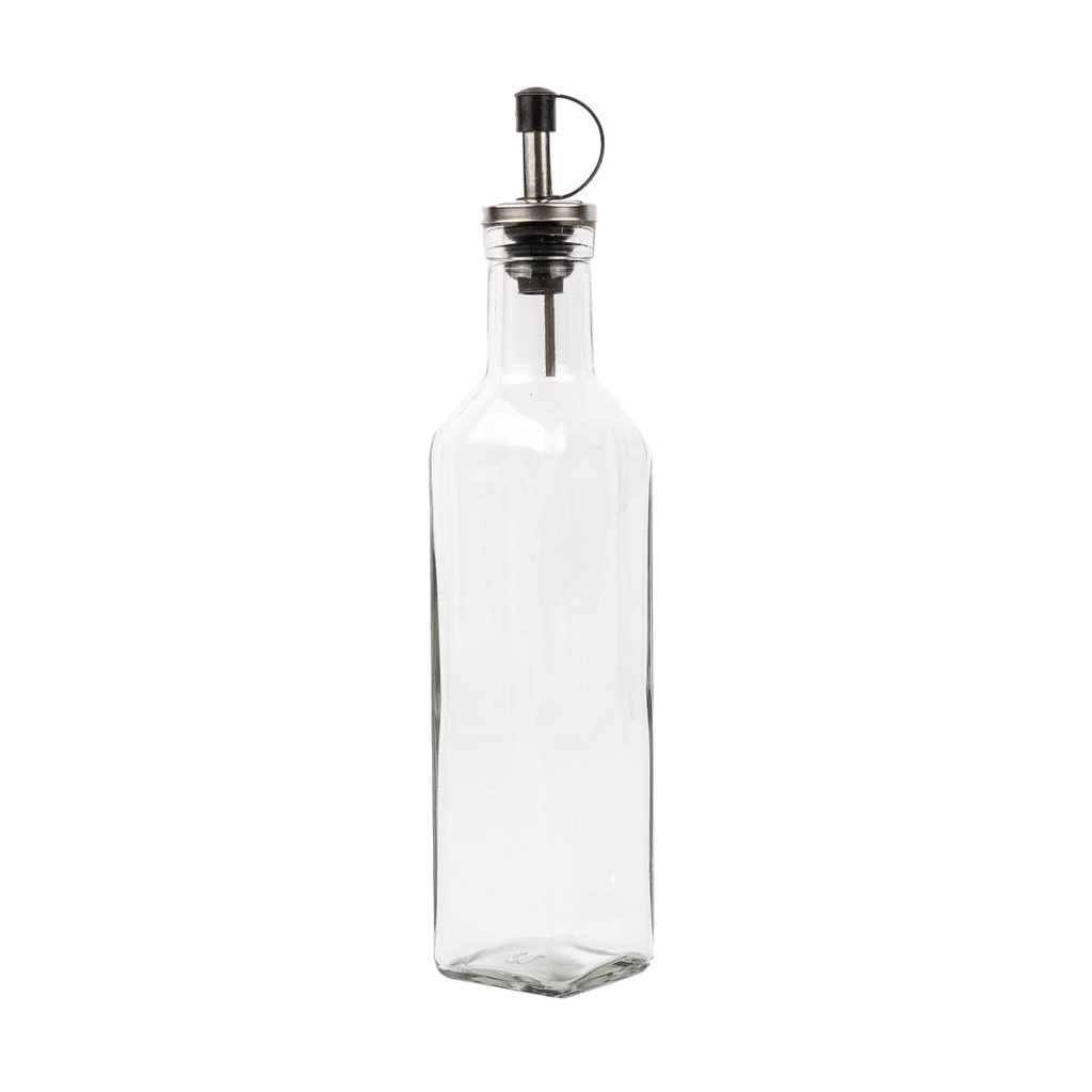 BOTELLA ACEITE 21CM TAPA METAL