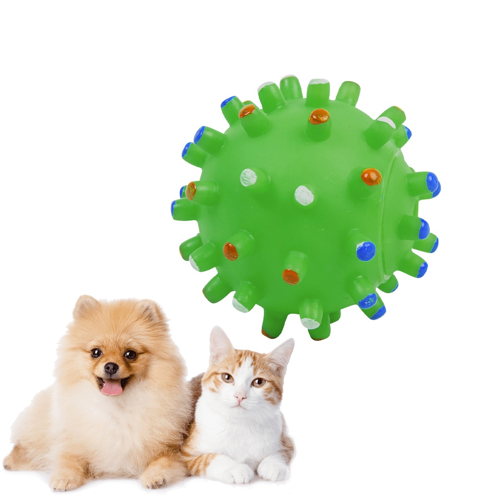 PACK PELOTA P/MASCOTA CHIFLE 5,5CM X10