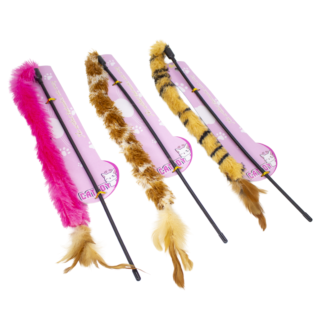 Caña de Juguete para Gatos