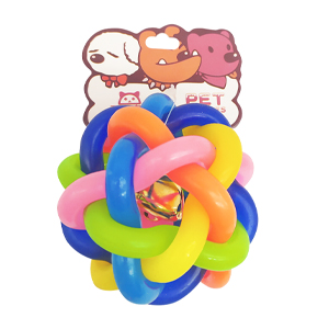 [13038SR-UY] PELOTA TRENZADA CASCABEL 8,5CM