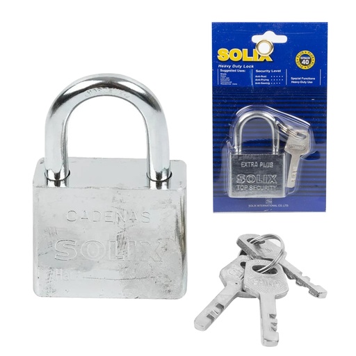 [10006PL-UY] CANDADO 40 MM LLAVE CODIFICADA