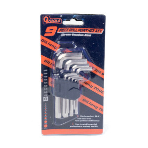 [10029AC-UY] LLAVE ALLEN CORTA 9PCS