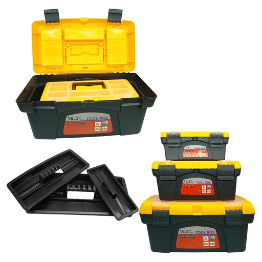 [10257NE-UY] SET CAJA HERRAMIENTA 10,12,16"