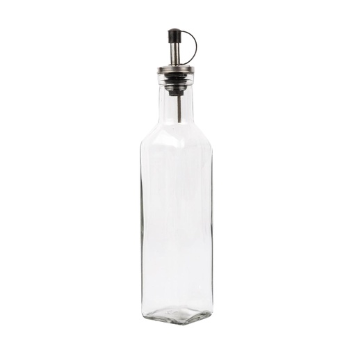 [0462 TR-UY] BOTELLA ACEITE 21CM TAPA METAL