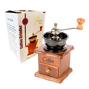 [0435 MA-UY] MOLINILLO CAFÉ MADERA 17x10CM